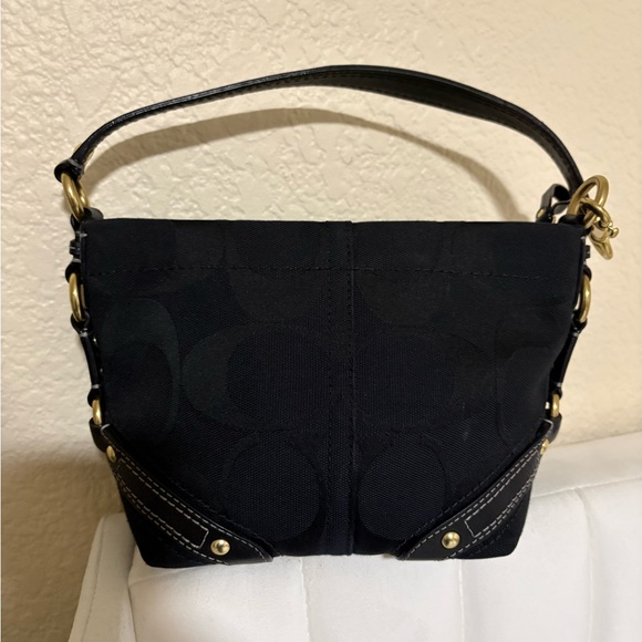 Coach Black Signature Shoulder Bag - Picture 2 of 2